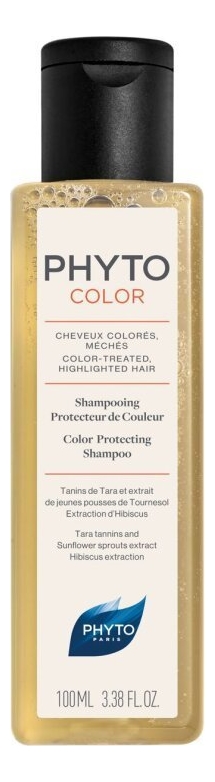 

Шампунь для волос Phyto Color Shampoing Protection De Couleur: Шампунь 100мл, Шампунь для волос Phyto Color Shampoing Protection De Couleur