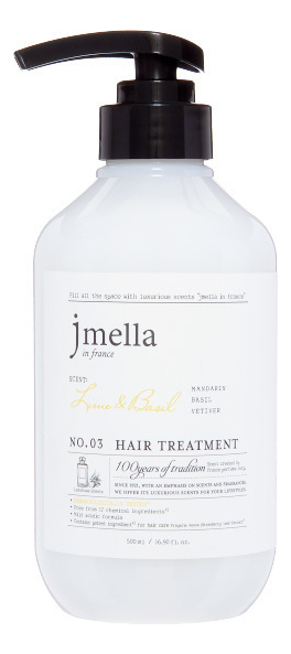 

Парфюмерная маска для волос Favorite Lime & Basil Treatment No3 500мл (лайм, базилик)