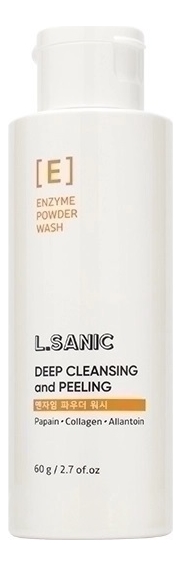 Энзимная пудра-пилинг для умывания Deep Cleansing Peeling Enzyme Powder Wash 60г энзимная пудра пилинг l sanic deep cleansing peeling enzyme powder wash 60 гр