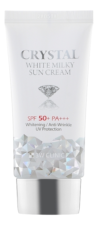 Солнцезащитный крем для лица с молочным протеином Crystal White Milky Sun Cream SPF50+ PA+++ 50мл
