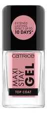 Catrice Cosmetics Гелевое верхнее покрытие для ногтей Maxi Stay Gel Top Coat 10,5мл