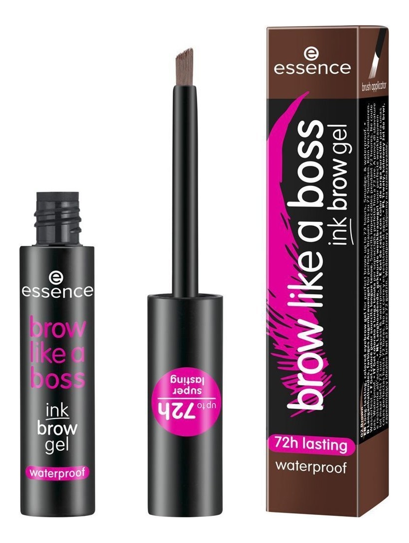

Гель для бровей водостойкий Brow Like A Boss Ink Gel 4мл: 02 Brown, Гель для бровей водостойкий Brow Like A Boss Ink Gel 4мл