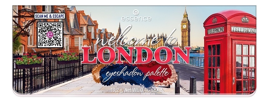 

Палетка теней для век Welcome To London Eyeshadow Palette 13,2г