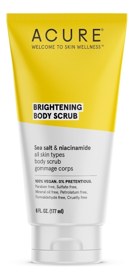 Питательный скраб для тела с морской солью и ниацинамидами Brightening Body Scrub 177мл