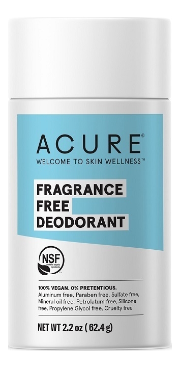 

Твердый дезодорант для тела без запаха Fragrance Free Deodorant 62,4г