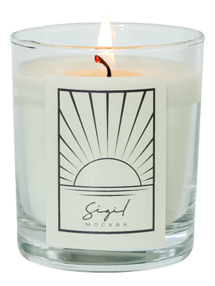 Ароматическая свеча Белое облако: свеча 180г в стекле ароматическая свеча пряная ваниль свеча 180г в стекле