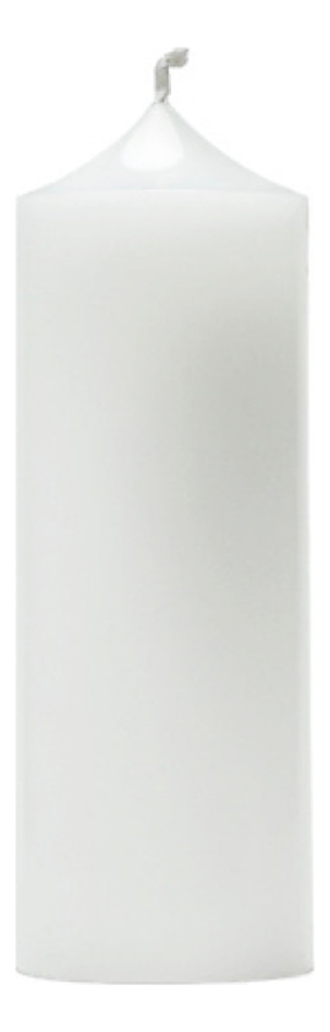 Свеча декоративная гладкая Белая: свеча 400г