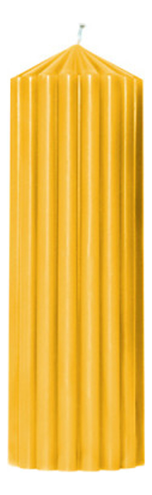 цена Свеча декоративная фактурная Шафран: свеча 620г