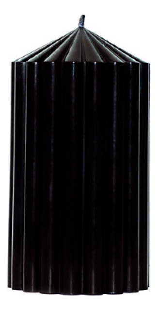 Свеча декоративная фактурная Черная: свеча 380г свеча декоративная фактурная розовая свеча 380г