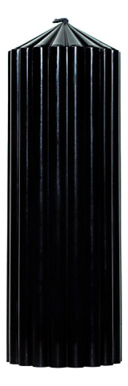 Свеча декоративная фактурная Черная: свеча 620г свеча декоративная фактурная сакура свеча 620г