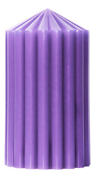 Свеча декоративная фактурная Фиолетовая