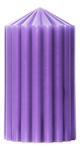Свеча декоративная фактурная Фиолетовая: свеча 380г свеча декоративная фактурная зеленая свеча 380г
