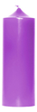 Свеча декоративная гладкая Фиолетовая