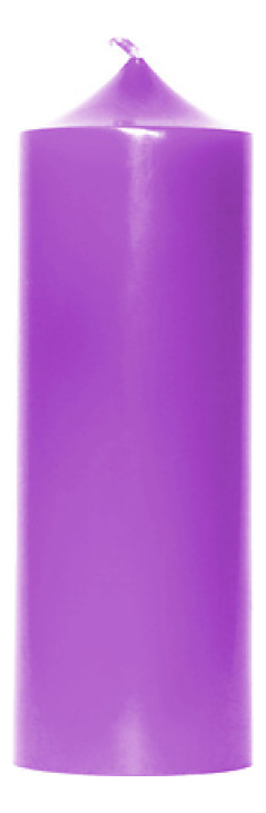 Свеча декоративная гладкая Фиолетовая: свеча 400г свеча декоративная гладкая синяя свеча 400г