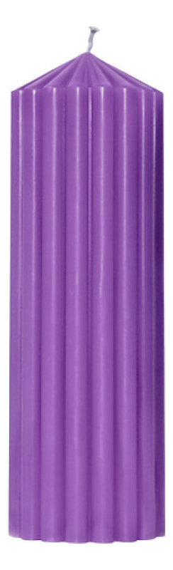 Свеча декоративная фактурная Фиолетовая: свеча 620г свеча декоративная фактурная розовая свеча 620г
