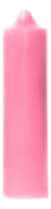 Свеча декоративная гладкая Розовая: свеча 140г