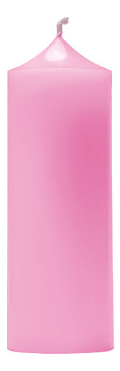 Свеча декоративная гладкая Розовая: свеча 400г свеча декоративная гладкая коралловая свеча 400г