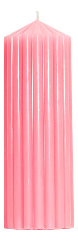 Свеча декоративная фактурная Розовая: свеча 620г свеча декоративная фактурная синяя свеча 620г