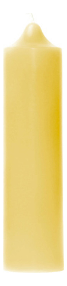 Свеча декоративная гладкая Желтая: свеча 140г свеча декоративная гладкая пурпурная свеча 140г