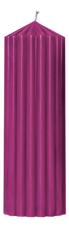 Свеча декоративная фактурная Пурпурная: свеча 620г