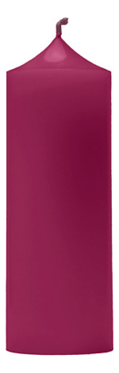 Свеча декоративная гладкая Пурпурная: свеча 400г