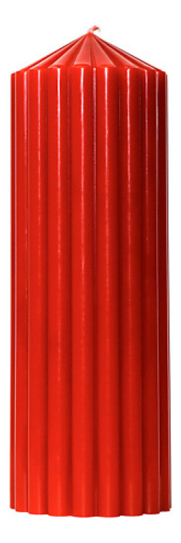 Свеча декоративная фактурная Красная: свеча 620г свеча kaemingk новогодняя декоративная 10 см красная в ассортименте
