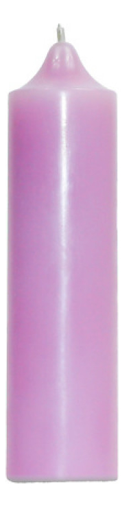 Свеча декоративная гладкая Сиреневая: свеча 140г свеча декоративная гладкая пурпурная свеча 140г
