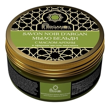 ARGANOIL Черное мыло Бельди c маслом арганы и эвкалипта Fruits Du Maroc Savon de Argan