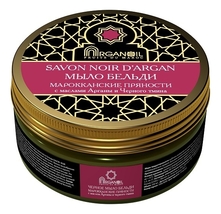 ARGANOIL Черное мыло Бельди с маслом арганы и черного тмина Марокканские пряности Fruits Du Maroc Savon Noir D'Argan