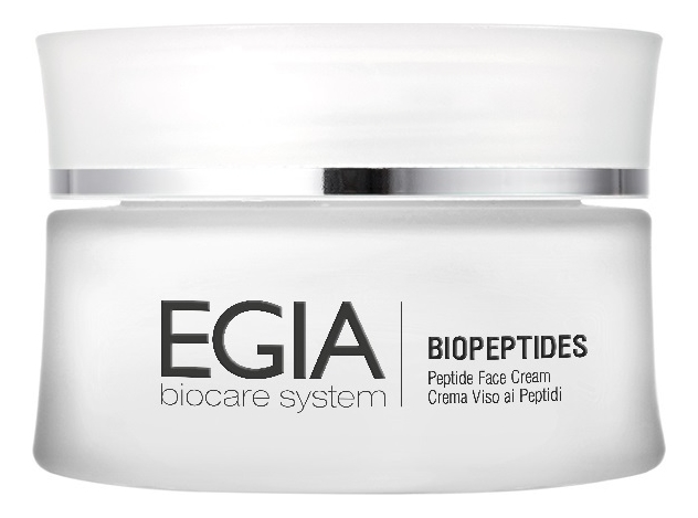 Крем для лица с пептидным комплексом Biopeptides Peptide Face Сream 50мл egia biopeptides peptide face сream крем омолаживающий с пептидным комплексом для лица 50 мл