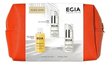 EGIA Набор для лица Aged Skin (мусс-пенка Biopura 50мл + сыворотка Biointensa 15мл + восстанавливающий крем Biointensa 15мл + косметичка)