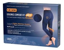 GUAM Антицеллюлитные ультрамягкие леггинсы для занятий спортом Leggings Comfort Fit (синие)