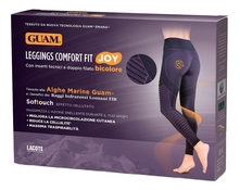 GUAM Антицеллюлитные ультрамягкие леггинсы для занятий спортом Leggings Comfort Fit (фиолетовые)