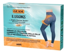 GUAM Антицеллюлитные леггинсы для коррекции проблемных зон Il Leggings Alghe Marine (синие)