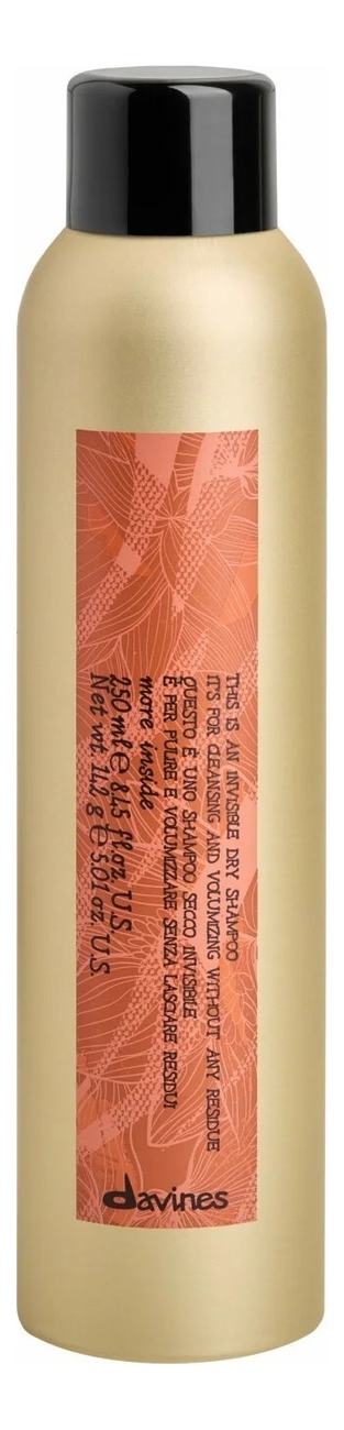 

Невидимый сухой шампунь для волос More Inside Dry Shampoo 250мл