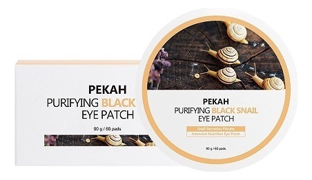 

Патчи для кожи вокруг глаз с муцином черной улитки Purifying Eye Patch Black Snail 90г
