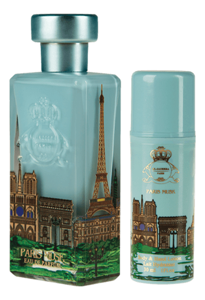 

Paris Musk: набор (п/вода 60мл + лосьон д/тела 30мл), Paris Musk