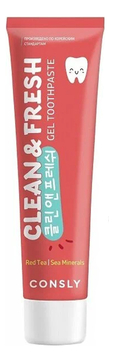 Гелевая зубная паста с экстрактом красного чая и морскими минералами Clean & Fresh Gel Toothpaste 105г