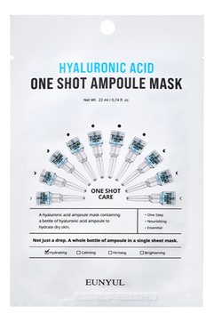 Ампульная маска с гиалуроновой кислотой Hyaluronic Acid One Shot Ampoule Mask 22мл