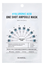 EUNYUL Ампульная маска с гиалуроновой кислотой Hyaluronic Acid One Shot Ampoule Mask 22мл