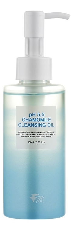 

Гидрофильное очищающее масло с экстрактом ромашки pH 5.5 Chamomile Cleansing Oil 150мл