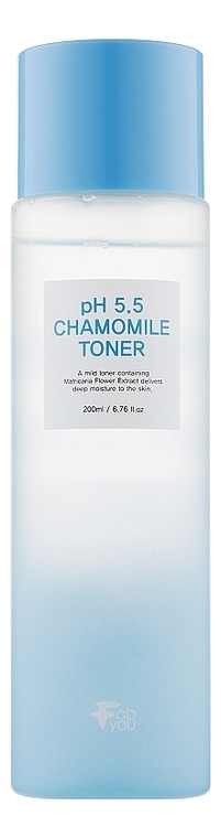 

Тонер для лица с экстрактом ромашки pH 5.5 Chamomile Toner 200мл