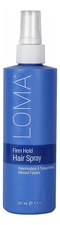 LOMA Лак для волос с ароматом малины Hair Spray Firm Hold 237мл (без газа)