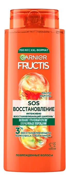 

Укрепляющий шампунь для волос SOS Восстановление Fructis: Шампунь 700мл, Укрепляющий шампунь для волос SOS Восстановление Fructis