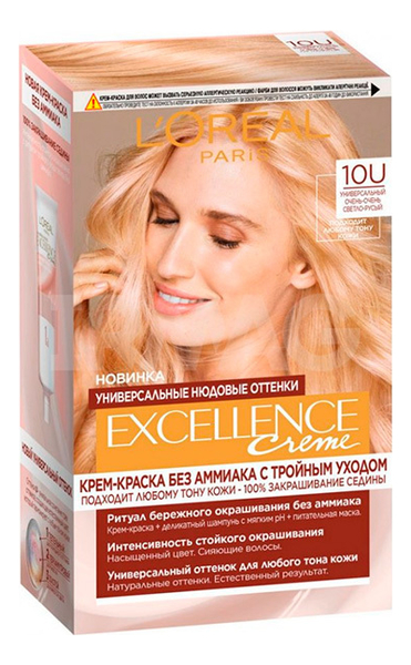 L'oreal крем-краска для волос без аммиака excellence creme в Москве ...