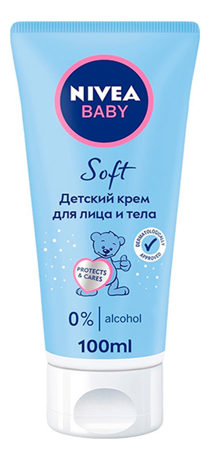 Нежный детский крем для лица и тела NIVEA Baby100мл