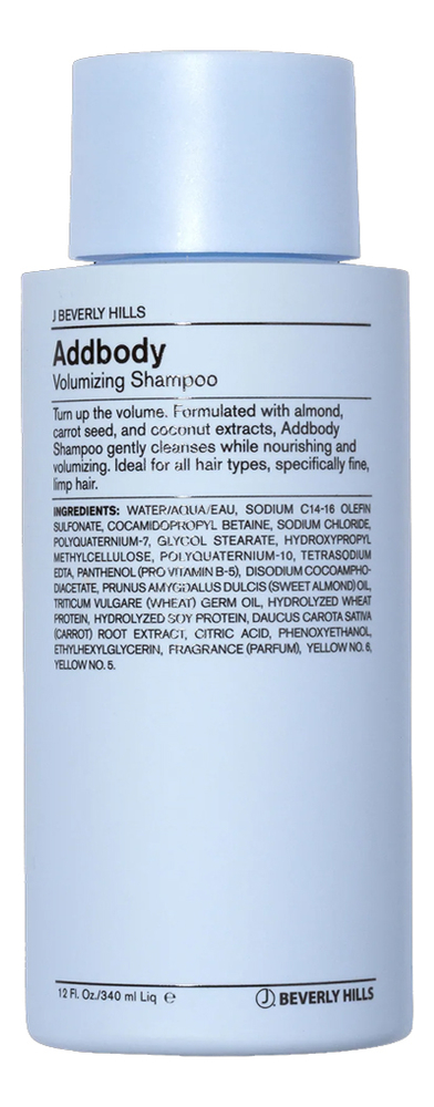 Шампунь для придания объема волосам Addbody Volumizing Shampoo 340мл