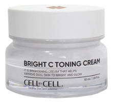 CELL by CELL Крем для коррекции тона кожи лица Bright C Toning Cream 50мл