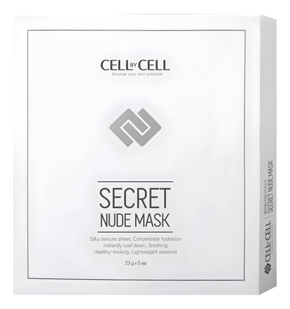 CELL by CELL Восстанавливающая тканевая маска для лица Secret Nude Mask 23г