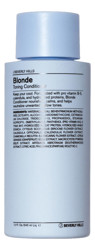 

Тонирующий кондиционер для блондированных и осветленных волос Toning Blonde Conditioner 340мл